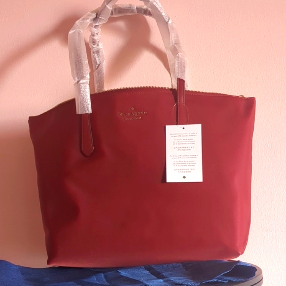 NEW Kate Spade Red Tote Bag
